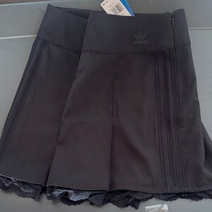 adidas Black Sport Skirt with Trefoil Embroidery